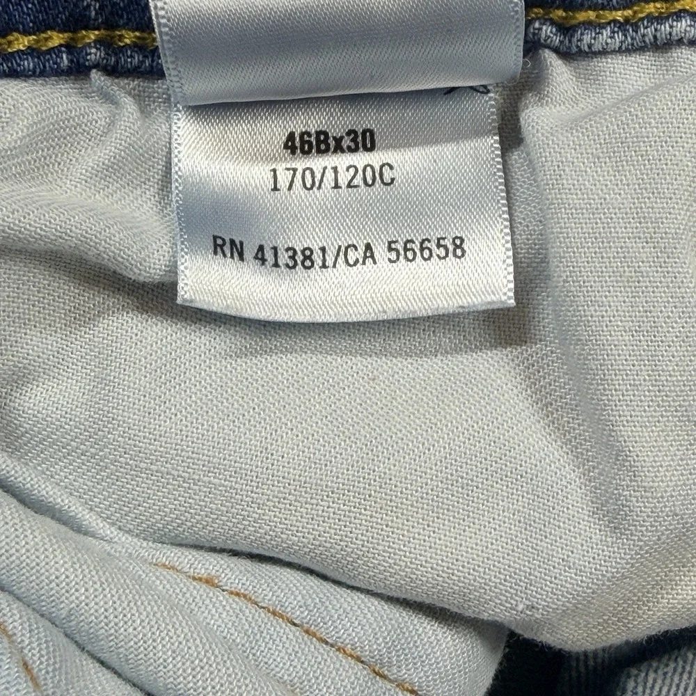 Polo Ralph Lauren Hampton Relaxed Straight Blue Jeans 46x30 (44/30) Big/Tall